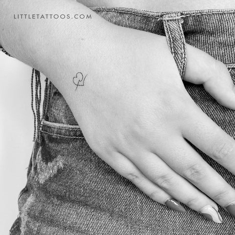 Surf Lover Symbol Temporary Tattoo - Set of 3