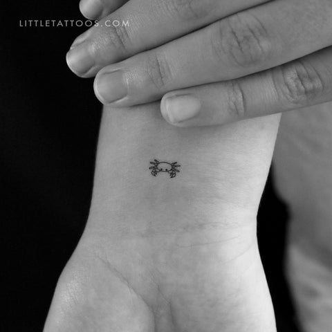 Tiny Crab Temporary Tattoo - Set of 3