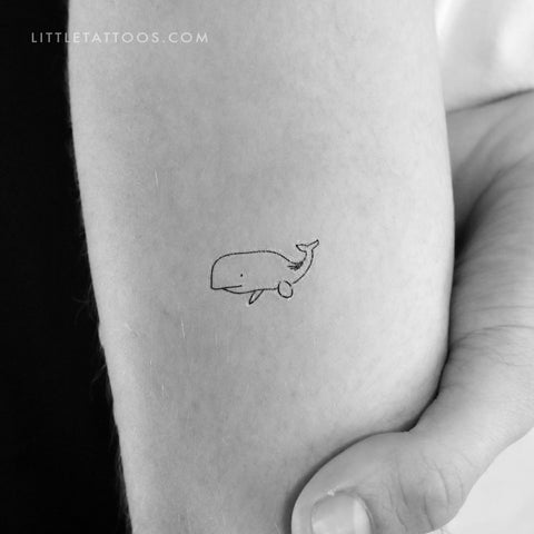 Whale Temporary Tattoo (Set of 3)