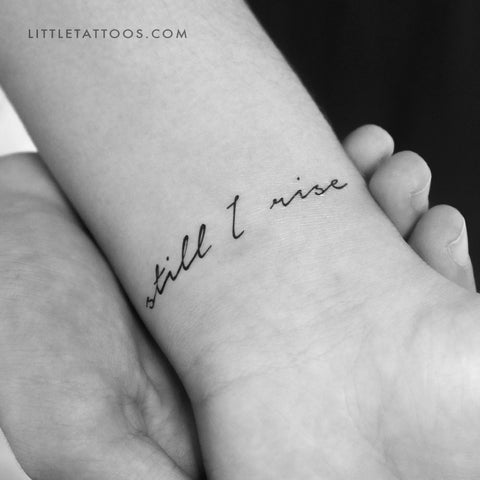 Still I Rise Temporary Tattoo - Set of 3