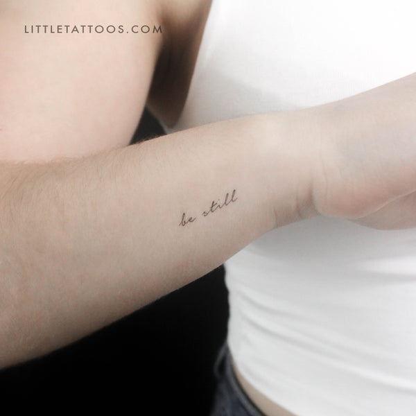 Be Still Temporary Tattoo - Set of 3