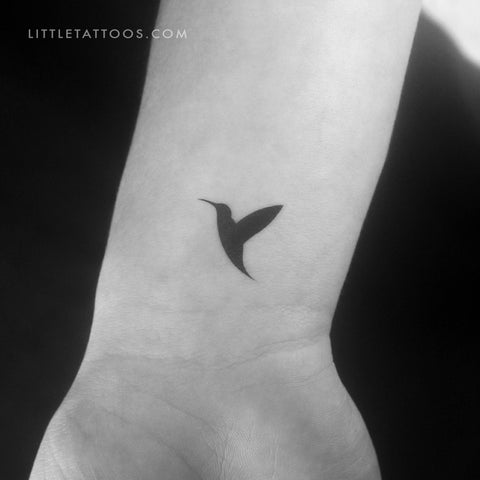 Hummingbird (Left) Temporary Tattoo - Set of 3