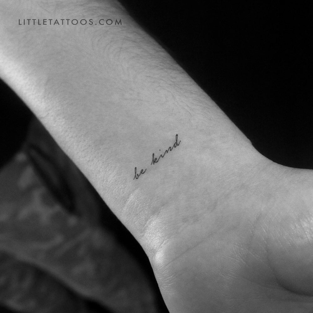 Be Kind Temporary Tattoo - Set of 3