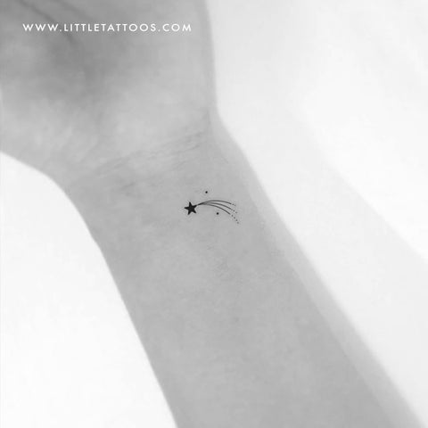 Shooting Star Temporary Tattoo - Set of 3