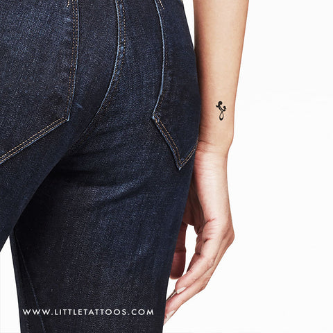 Mother Daughter Symbol Temporary Tattoo - Set of 3
