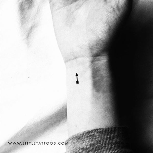 Tiny Arrow Temporary Tattoo - Set of 3